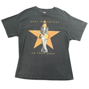 2005 Paul McCartney US Tour Giant Tag T-Shirt Unisex L